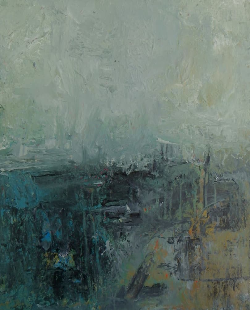 Misty Green Valley by Ron Halfant — canvas wall art
