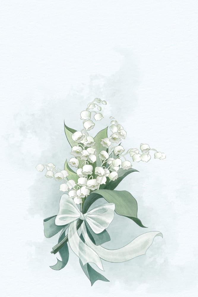 Lily Of The Valley Bouquet by Xuan Thai — canvas wall art