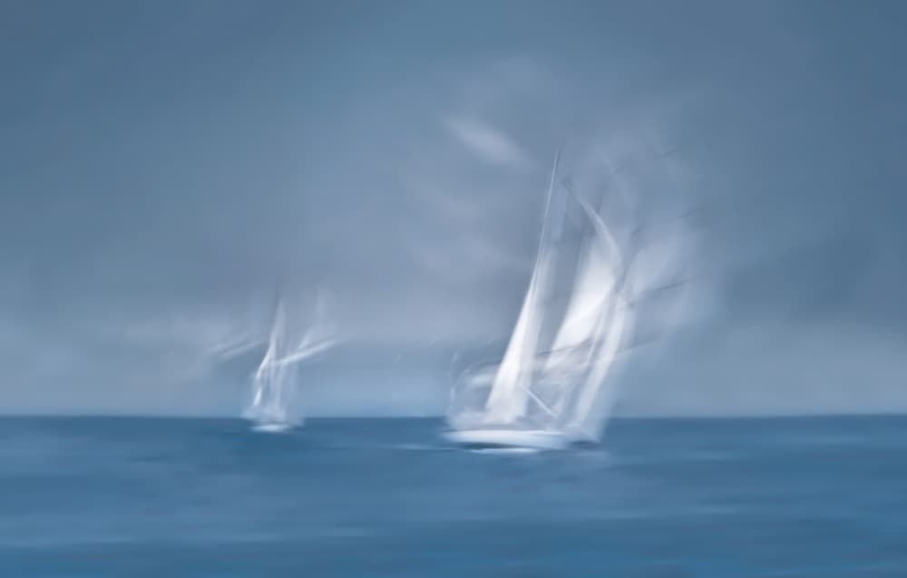 Ocean Sailing Blur by GARCIA Dominik — canvas wall art