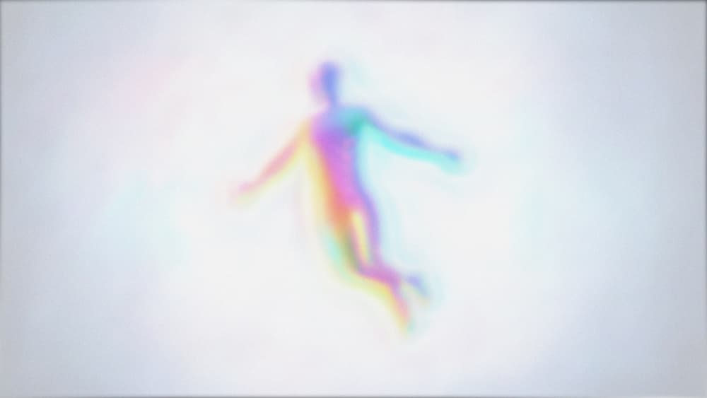 Ethereal Floating Human by Marika Barsrsind — canvas wall art