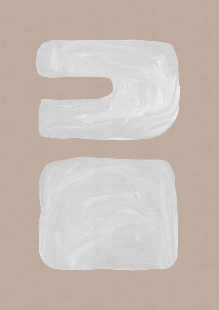 Soft Abstract Shapes by Orara Studio — canvas wall art
