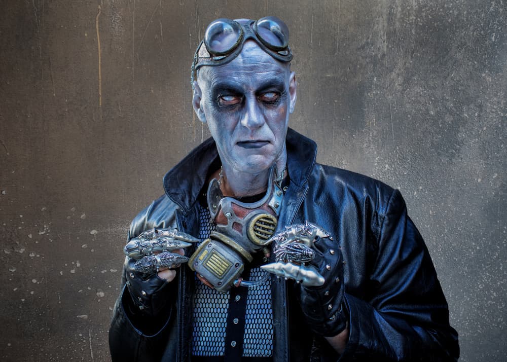 Dark Steampunk Character by Daniel Springgay — canvas wall art