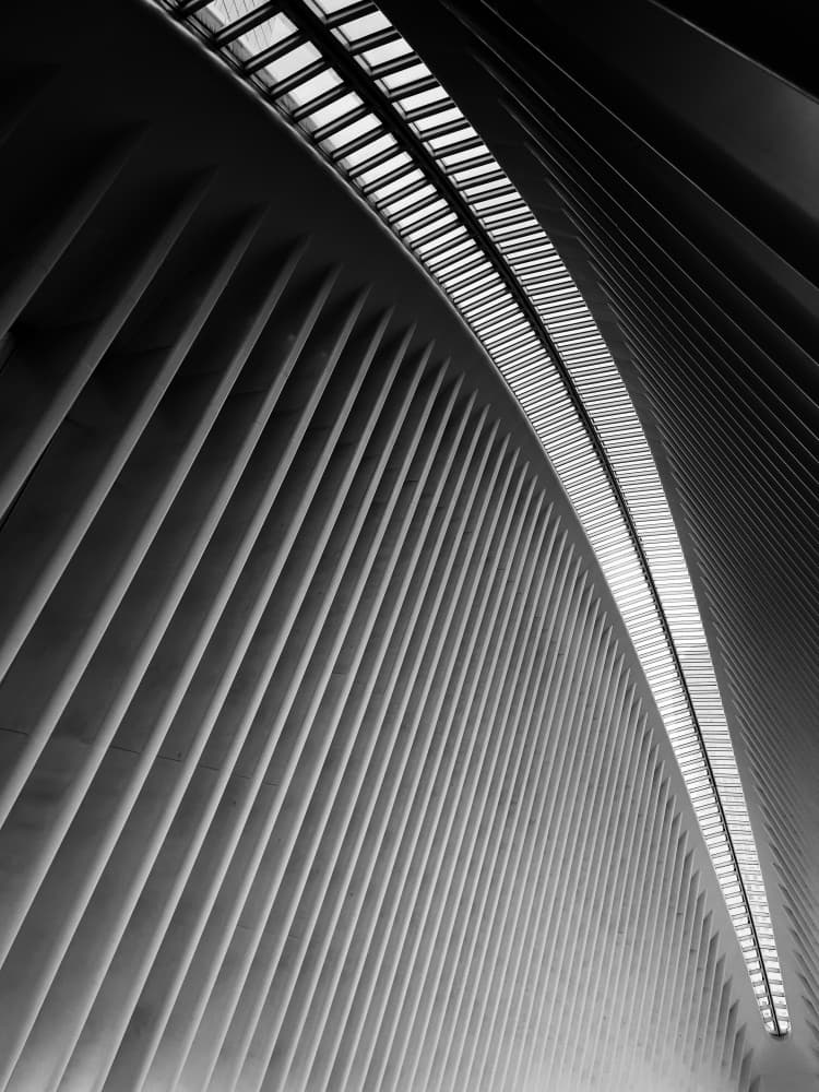 Elegant Architectural Curves by Fan Lin (APA) — canvas wall art