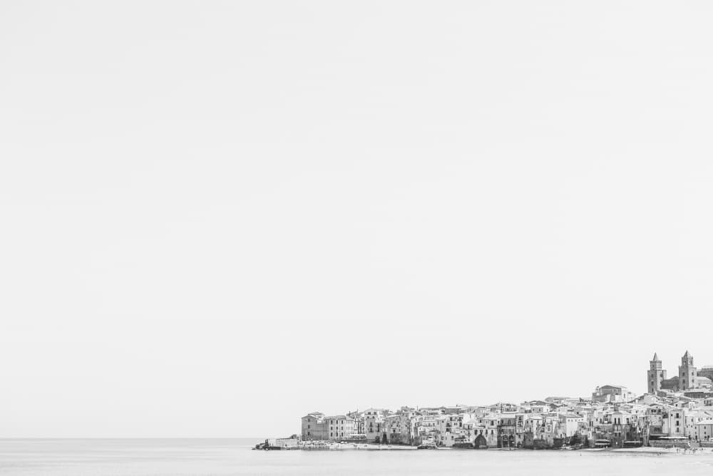 Serene Coastal Village by Photolovers — canvas wall art