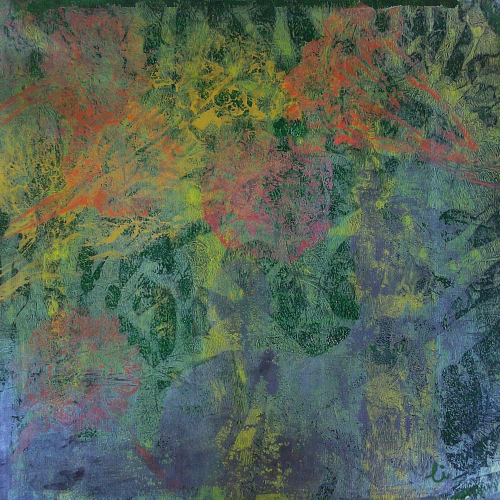 Organic Forest Abstract by Li Gessbo — canvas wall art