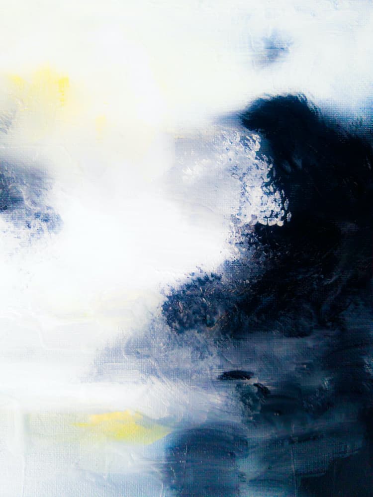Dynamic Blue Flow by Ejaaz Haniff — canvas wall art