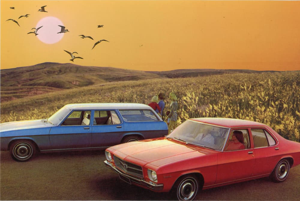 Vintage Cars Golden Hour