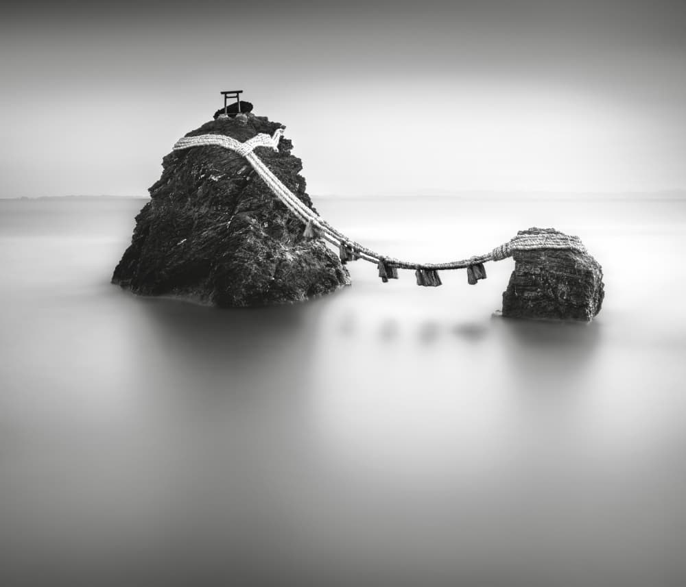Married Couple Rocks by Robert Bolton — canvas wall art