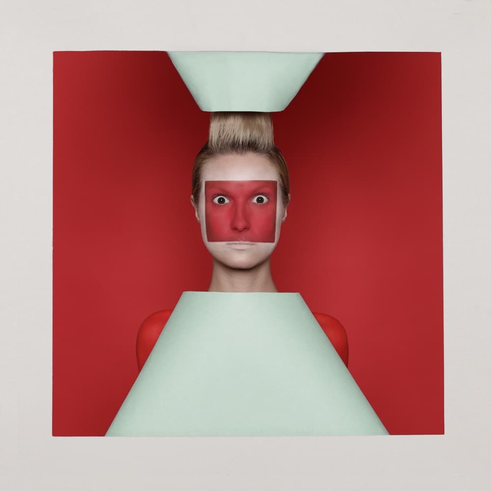 Surreal Geometric Portrait by Photographer — canvas wall art