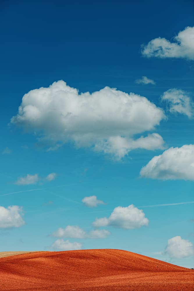 Azure Sky Red Earth by Javier Pardina — canvas wall art