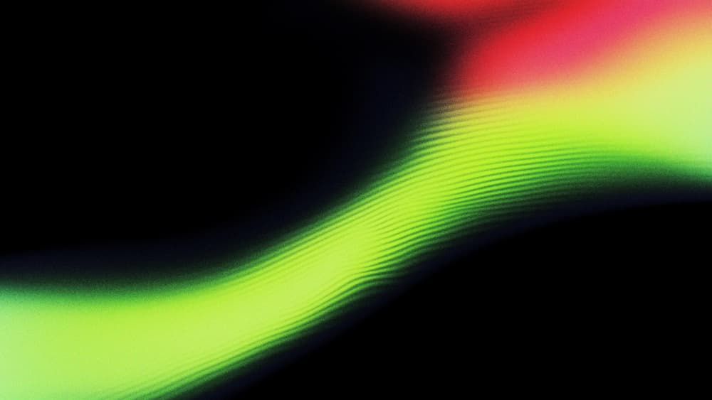 Fluid Green Glow by Marika Barsrsind — canvas wall art