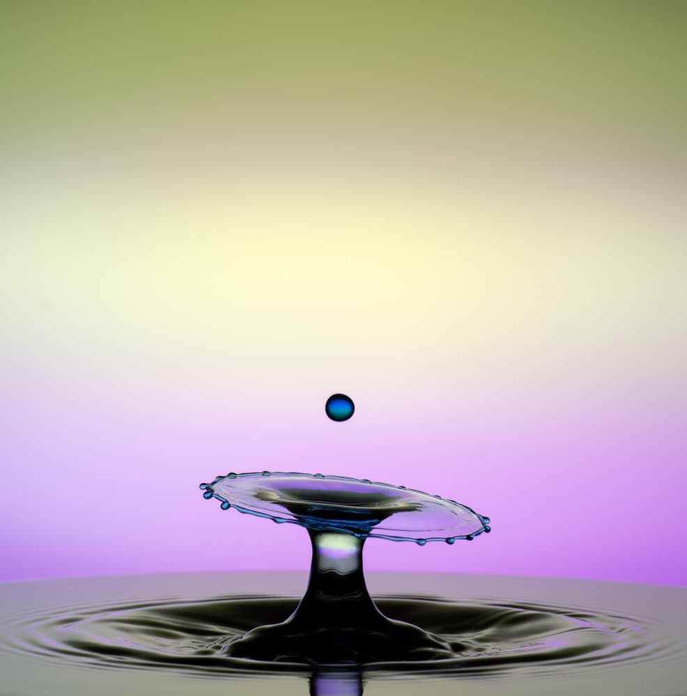 Dynamic Water Splash by Yousef Sayadi — canvas wall art
