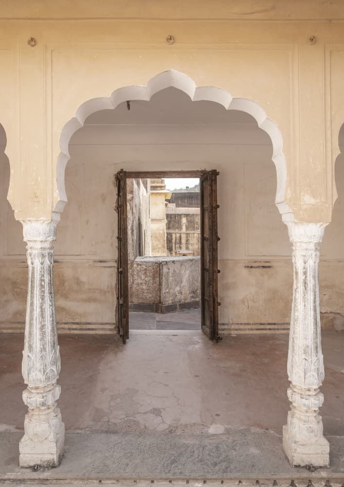 Ancient Archway Vista by Shot by Clint — canvas wall art