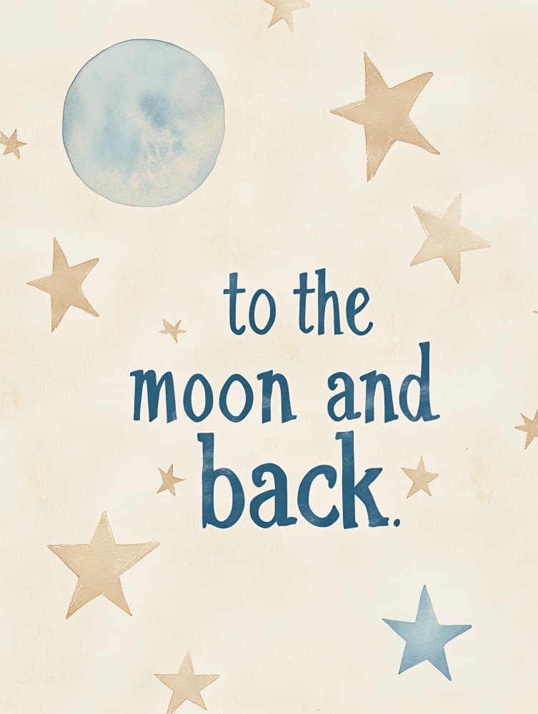 Lunar Love Journey by Treechild — canvas wall art