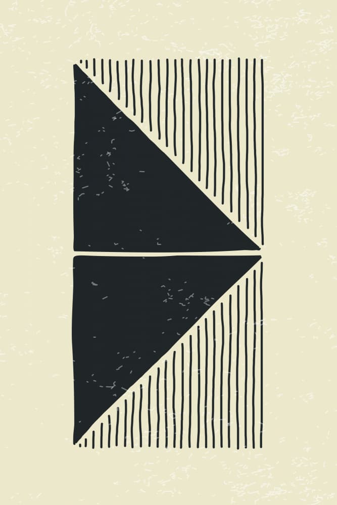 Minimalist Geometric Blocks by jay stanley — canvas wall art
