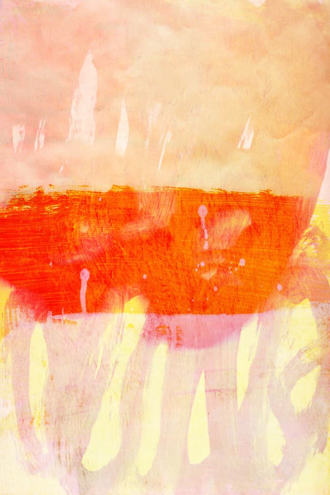 Warm Abstract Glow by Diana Jahns — canvas wall art