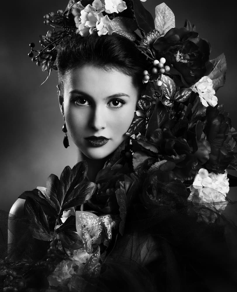 Elegant Floral Beauty by Peppe Tambè — canvas wall art