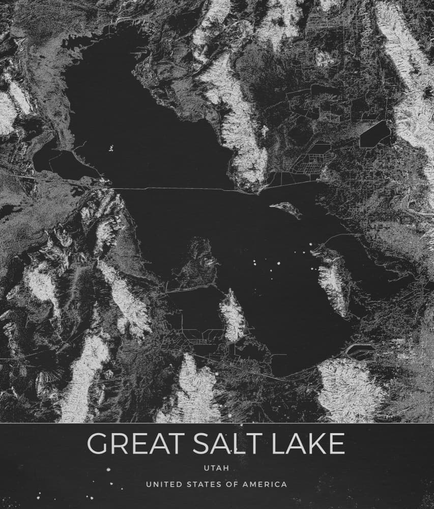 Great Salt Lake Utah by Nicholas — canvas wall art