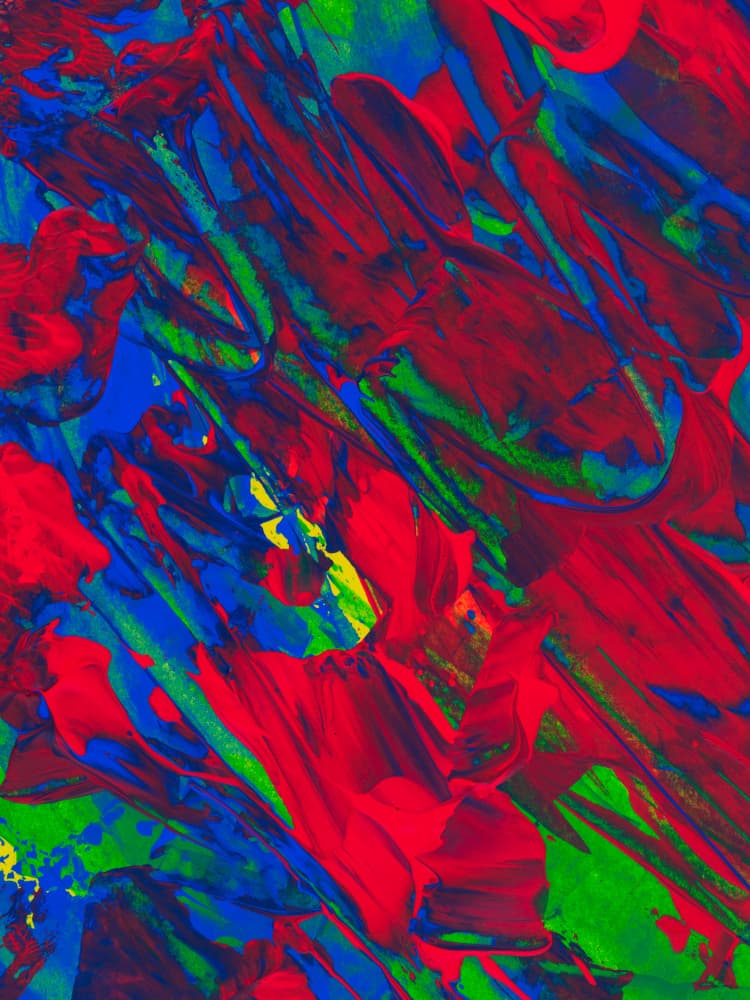 Vibrant Abstract Strokes by engin akyurt — canvas wall art