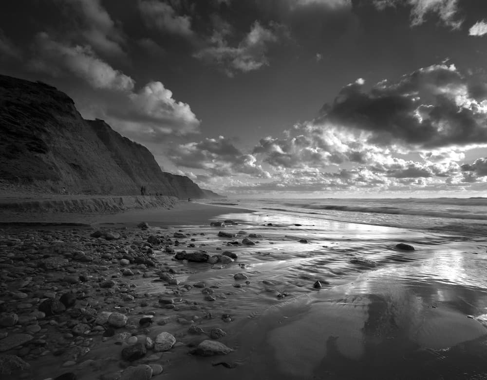 Dramatic Coastal Beach by Nana Sousa Dias — canvas wall art