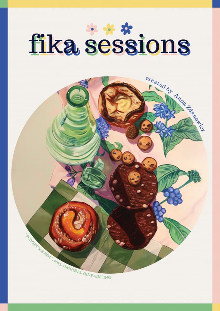 Sweet Fika Moment by Anna Zdanowicz — canvas wall art
