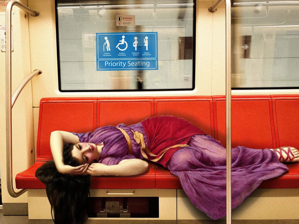 Priority Seating by Dikhotomy — canvas wall art