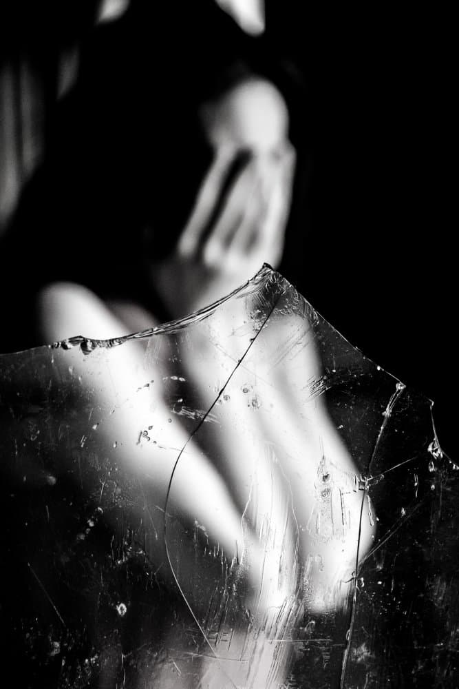 Behind Broken Glass by Evelin Dobrev — canvas wall art