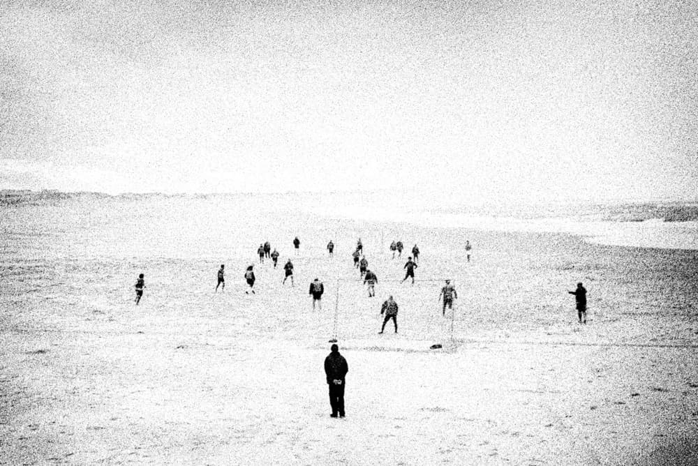Winter Field Game by Rui Correia — canvas wall art
