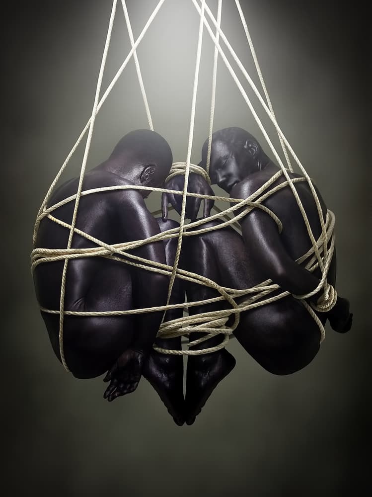 Bound Human Connection by DDiArte — canvas wall art
