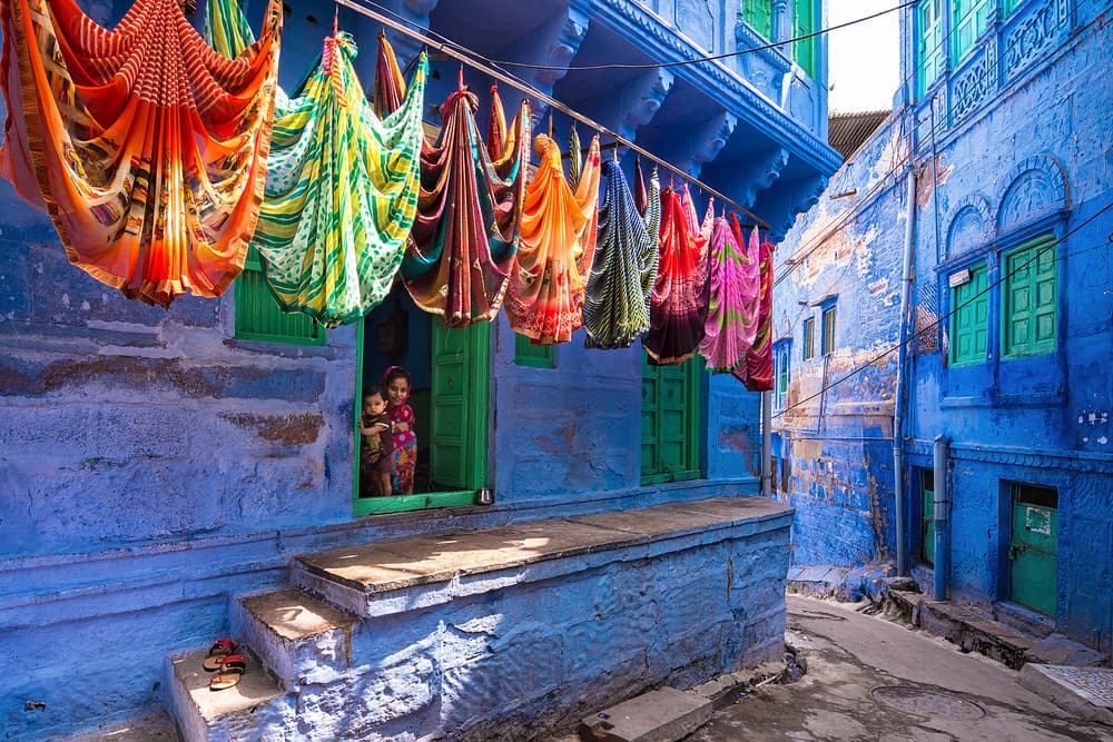 Jodhpur Blue City Life by Saurabh Sirohiya — canvas wall art