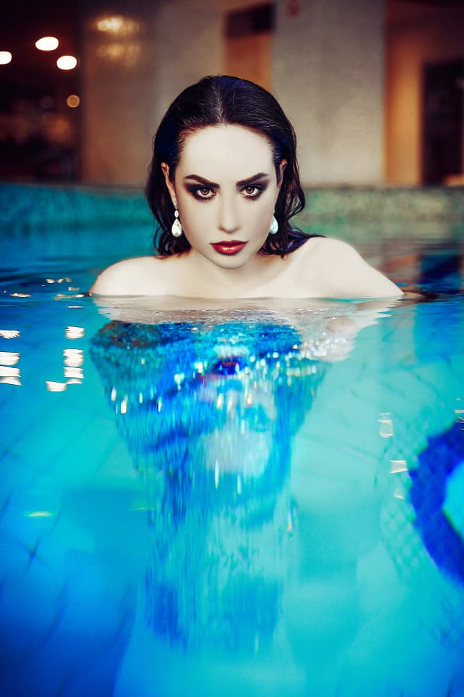 Dramatic Pool Portrait by Ruslan Bolgov — canvas wall art
