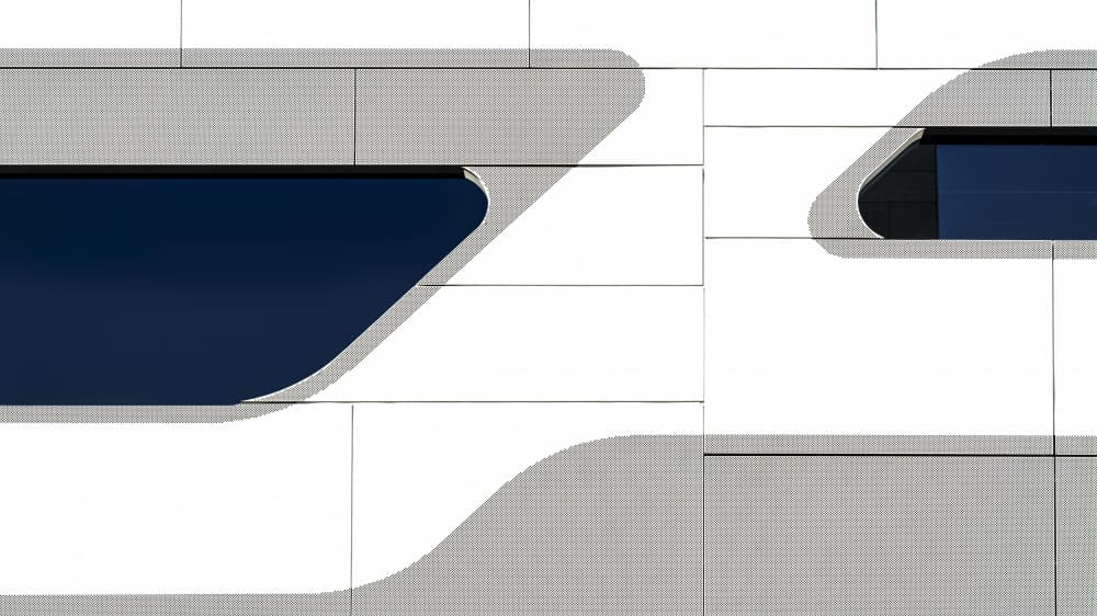 Modern Architectural Curves by Stephan Rückert — canvas wall art