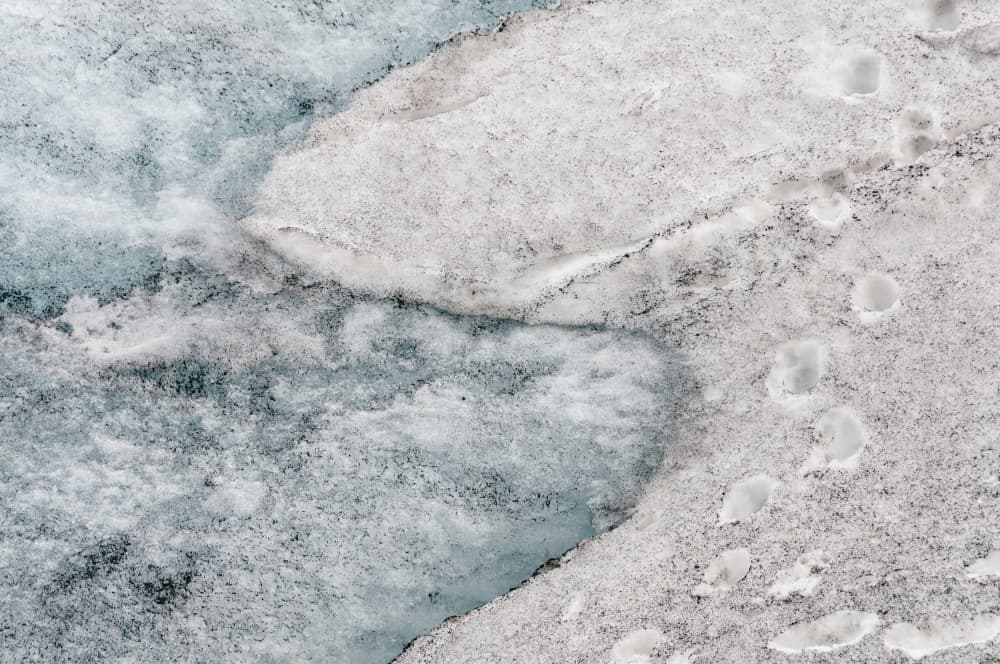 Blue Glacier Abstraction by Photolovers — canvas wall art