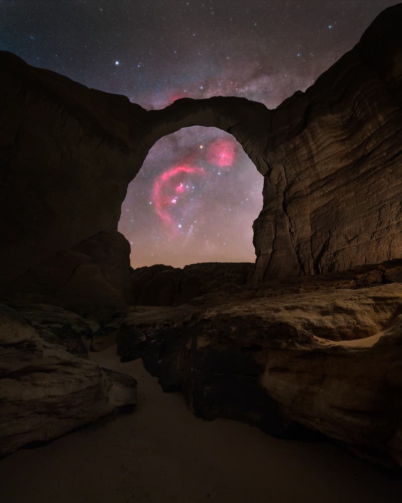 Cosmic Arch Night by Vikas Chander — canvas wall art