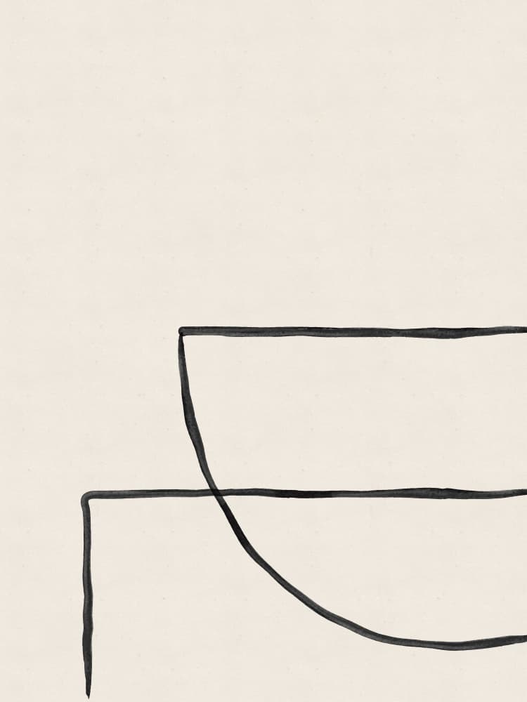 Abstract Line Forms by The Printable Studio — canvas wall art