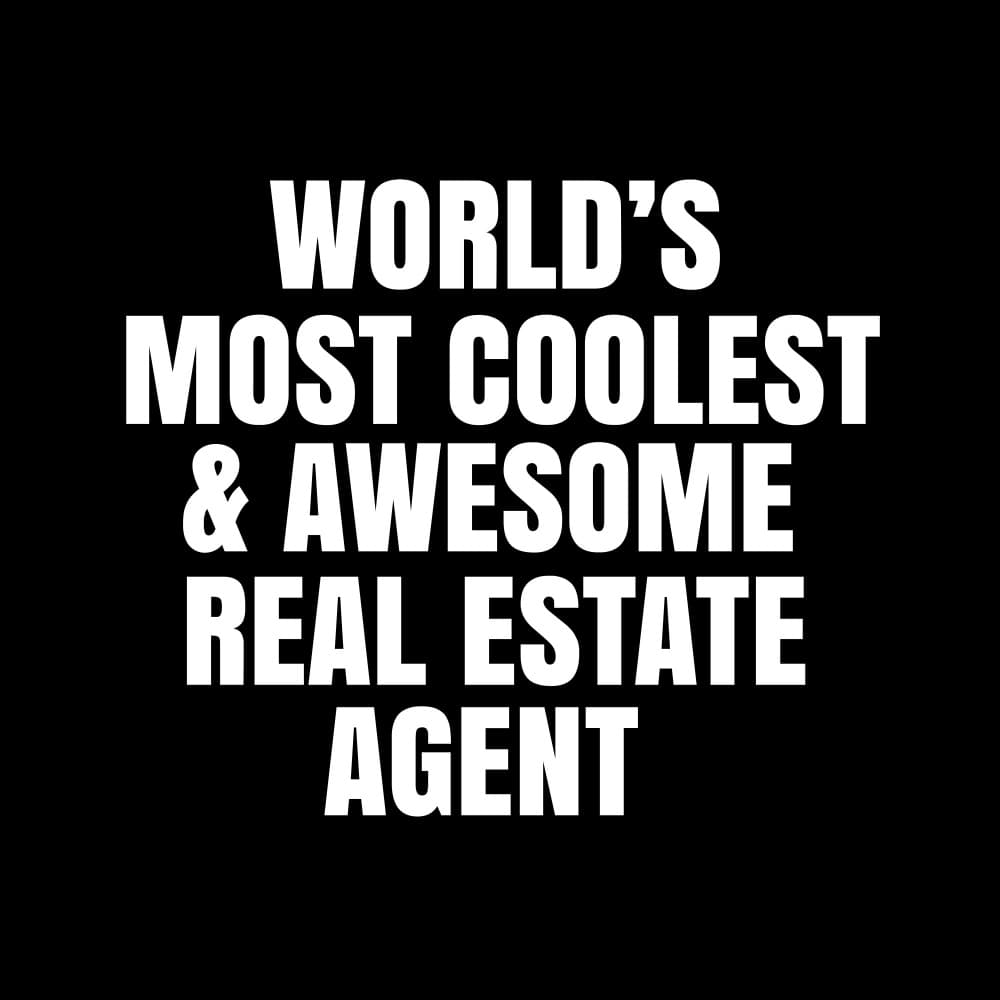 World's Coolest Real Estate Agent by Happie Eagle — canvas wall art
