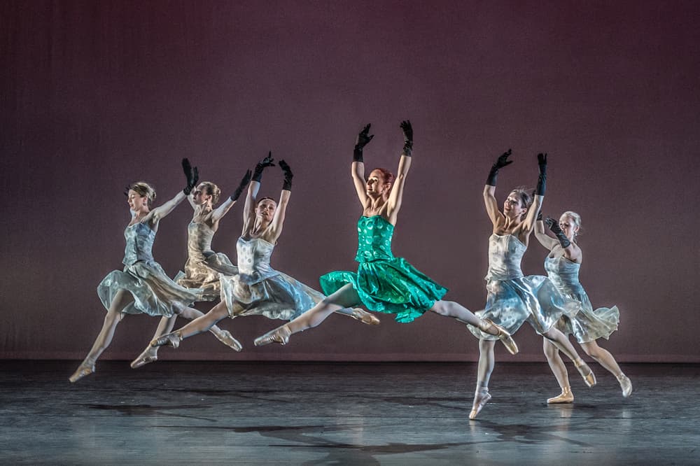 Graceful Stage Leap by Els Keurlinckx — canvas wall art