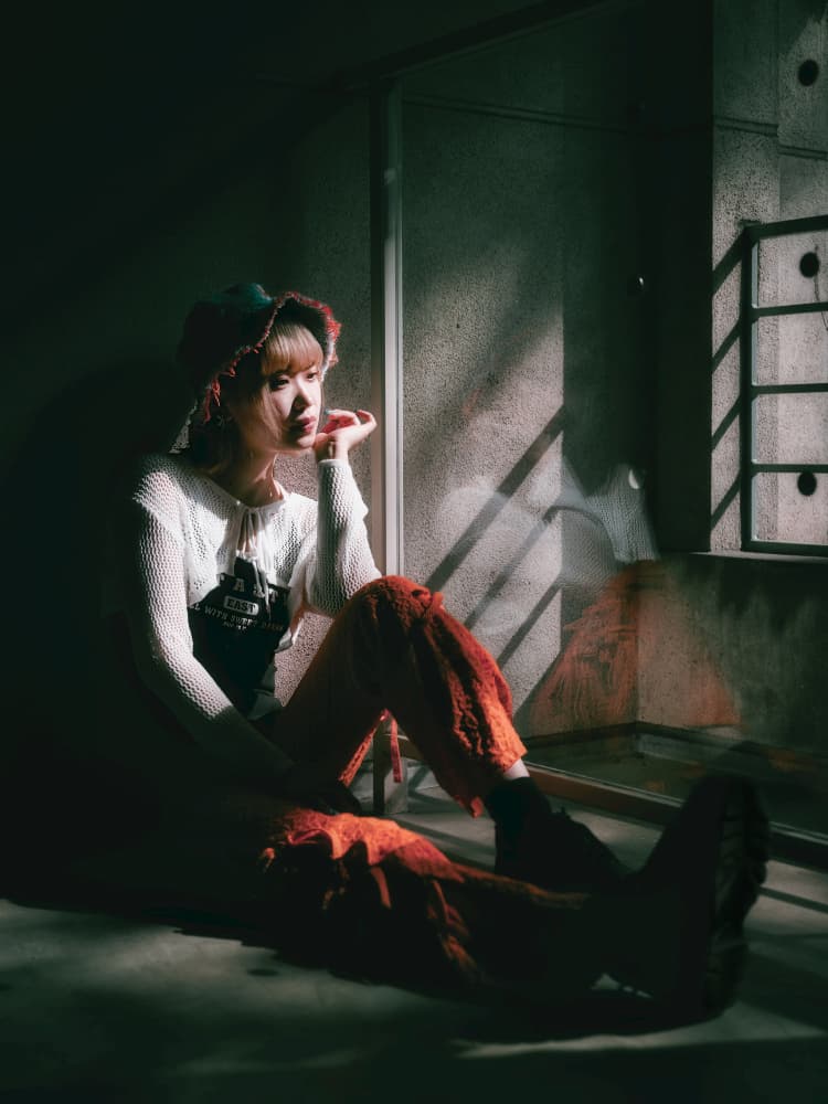 Pensive Woman In Sunlight by Yuzo Fujii — canvas wall art
