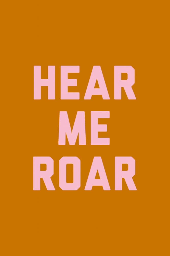 Hear Me Roar by Frankie Kerr-Dineen — canvas wall art