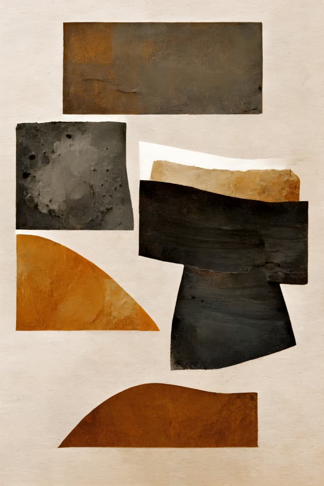 Rusty Shapes by Treechild — canvas wall art