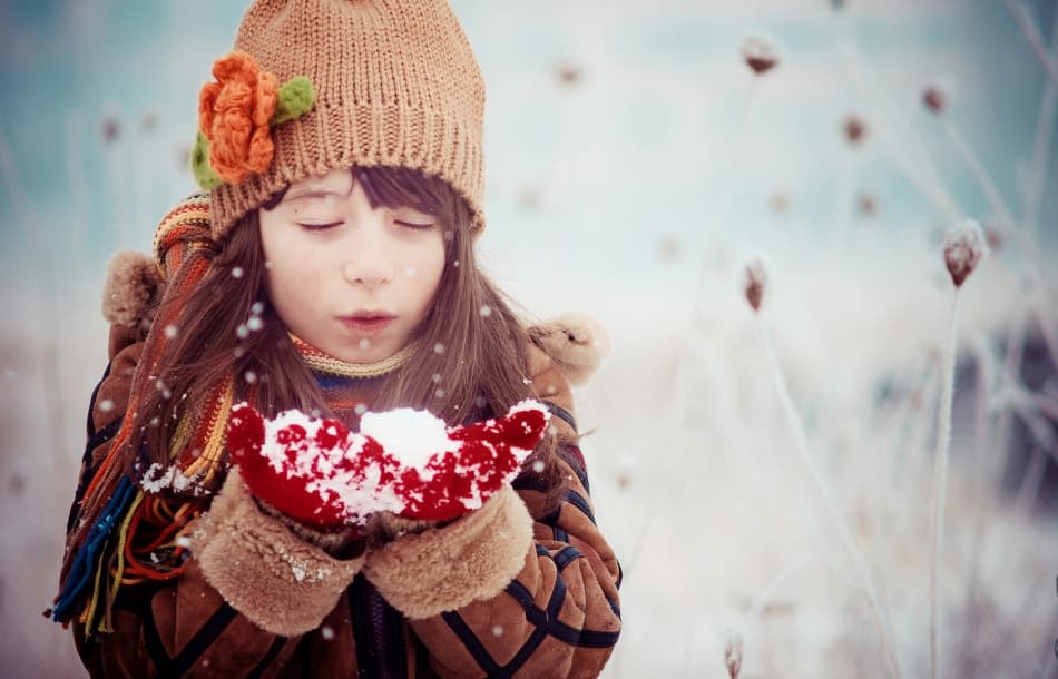 Child's Winter Magic by Svetlana Bekyarova — canvas wall art