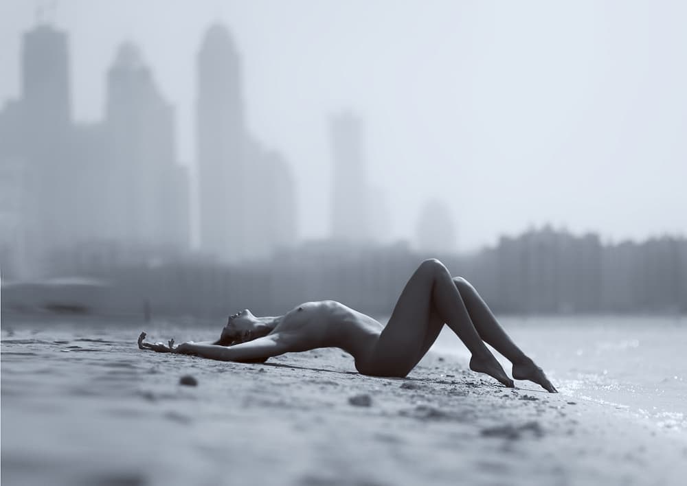City Beach Serenity by Anri Croizet — canvas wall art