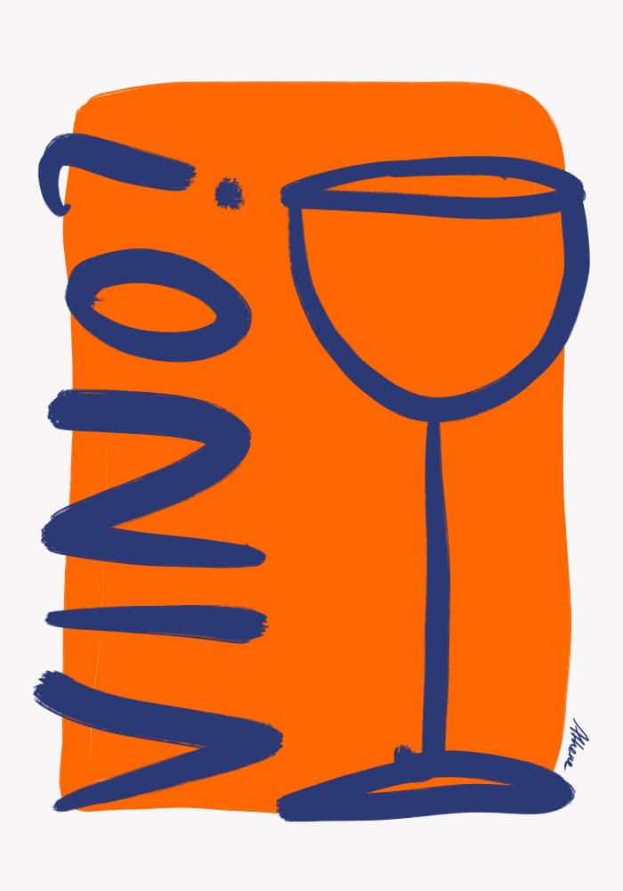 Vino? by Athene Fritsch — canvas wall art