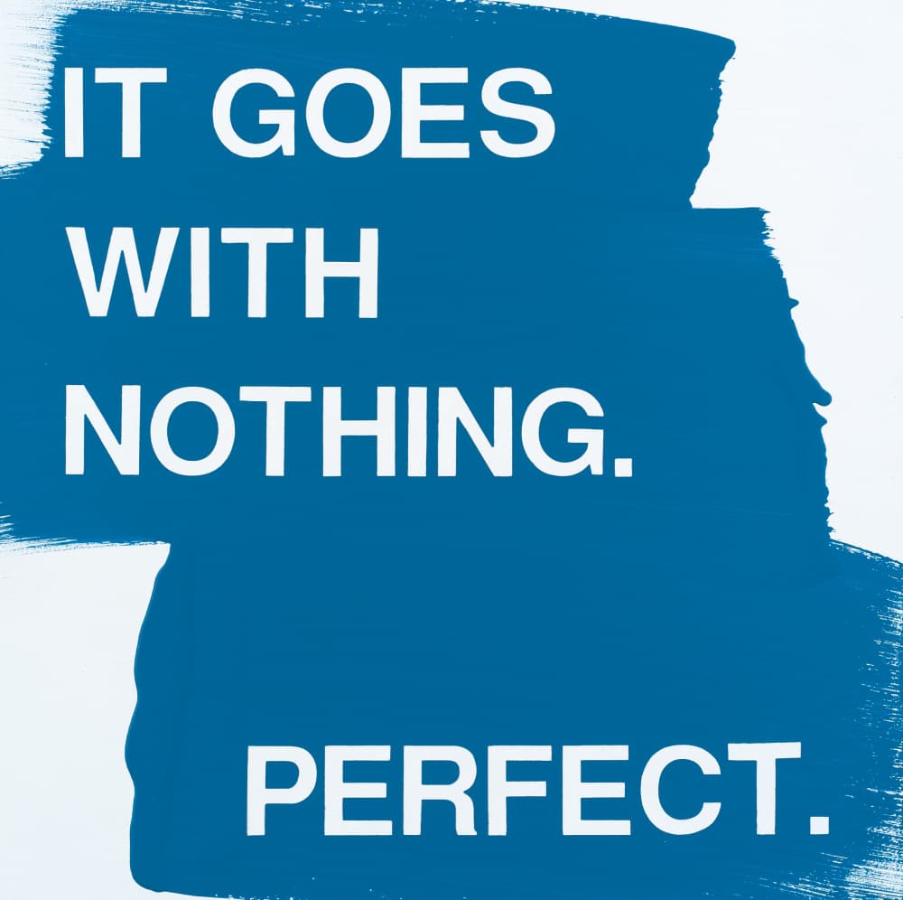 Perfect Blue Statement by Rankin Willard — canvas wall art