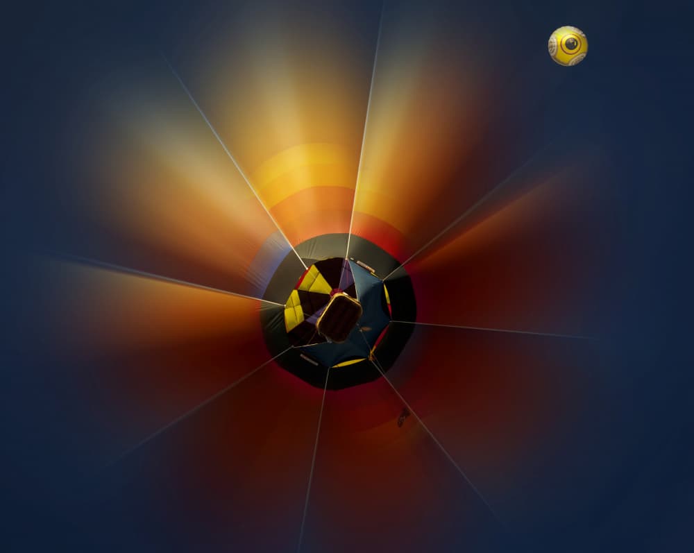 Vibrant Balloon Glow by Erhard Batzdorf — canvas wall art