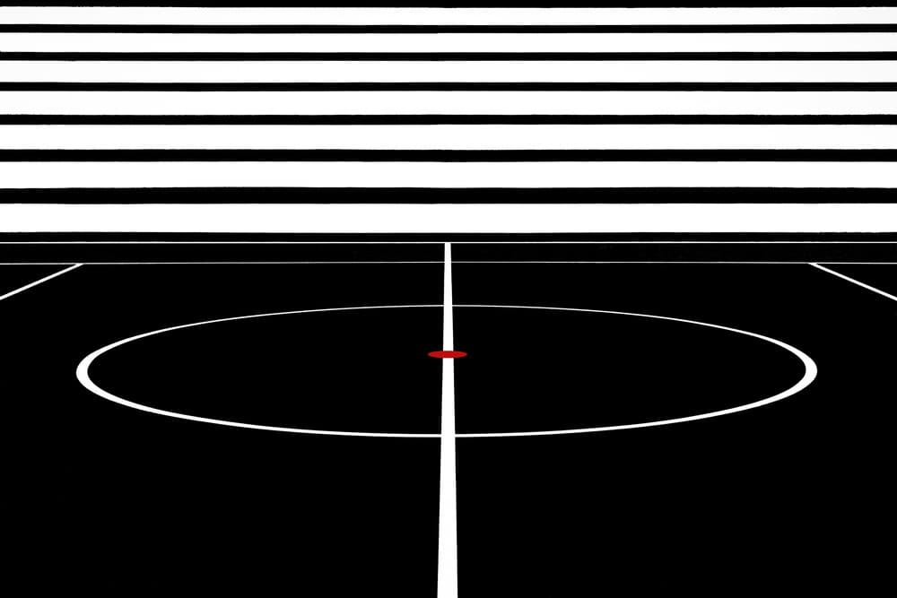 Center Court Focus by Rolf Endermann — canvas wall art