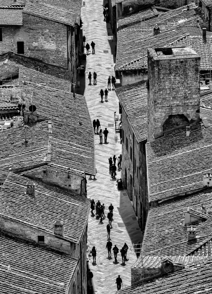 Rooftops City View by Ugur Erkmen — canvas wall art