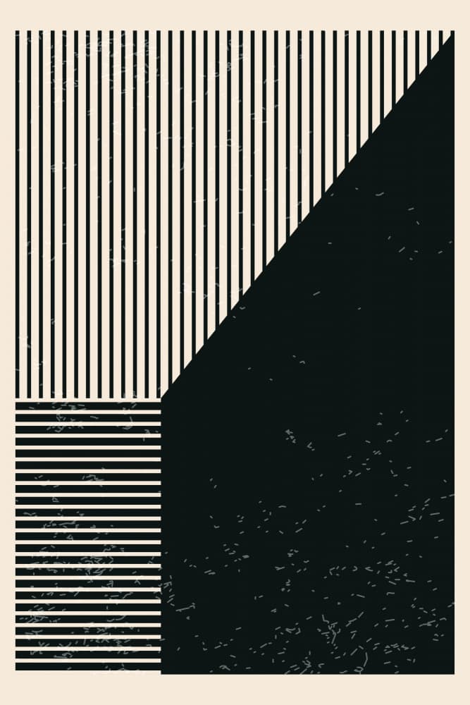 Abstract Geometric Lines by jay stanley — canvas wall art
