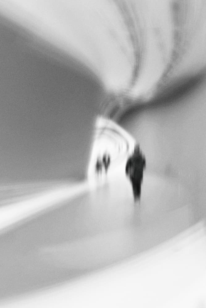 Abstract Tunnel Motion by Wanjae Choi — canvas wall art