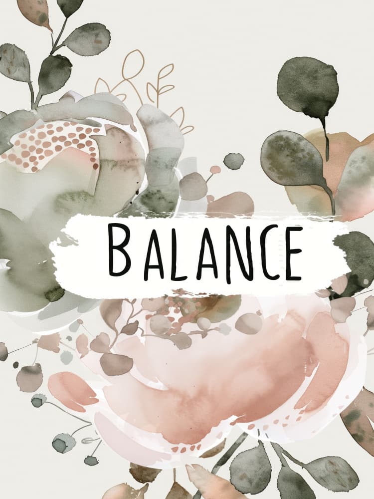 Floral Harmony by Treechild — canvas wall art